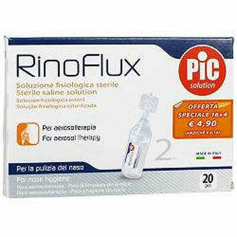 Rinoflux Soluzione Fisiologica 20 Fiale 2ml