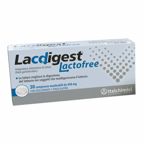 Lacdigest Lactofree 30 Compresse Masticabili