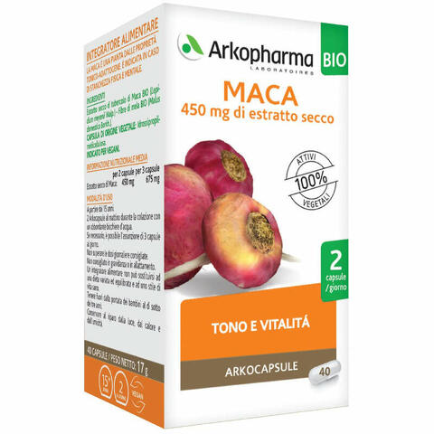 Arko Capsule Maca Bio 40 Capsule