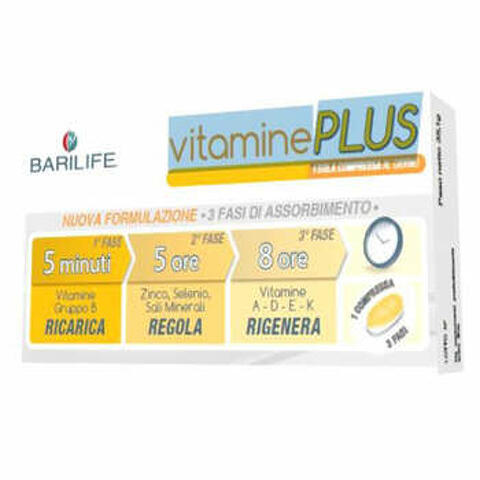 Barilife Vitamine Plus 30 Compresse Trifase