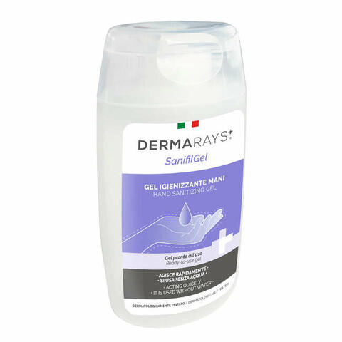 Dermarays Sanifil Gel Igienizzante Mani Pronto All'uso Alcool 80% 100ml