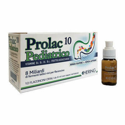 Prolac10 Pediatrico Fermenti Lattici 10 Flaconcini 8ml