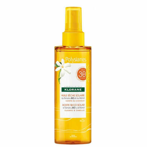 Klorane Olio Secco Solare SPF 30 Corpo/capelli 200ml