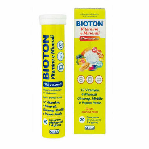 Bioton Vitamine E Mineali 20 Compresse Effervescenti