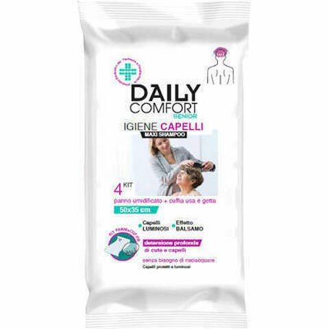 Daily Comfort Senior Panni Shampoo 4 Pezzi