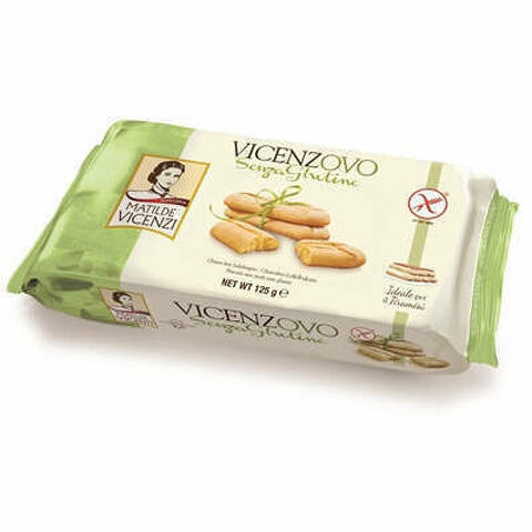 Vicenzovo Savoiardi 125 G Senza Glutine