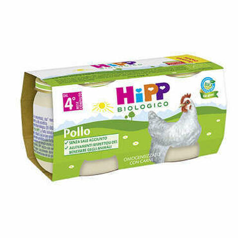 Hipp Bio Hipp Bio Omogeneizzato Pollo 2x80 G