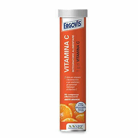 Ergovis Vit C 1000mg 20 Compresse Effervescenti