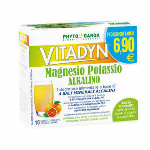 Vitadyn Magnesio Potassio Alkalino Senza Zucchero 10 Bustineine
