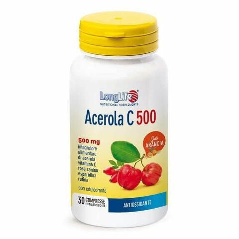 Longlife Acerola C500 Arancia 30 Compresse