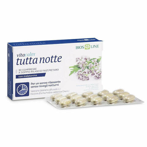 Vitacalm Tutta Notte Con Melatonina 30 Compresse