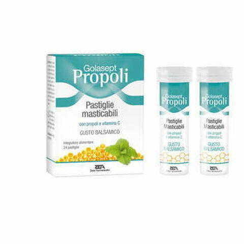 Golasept Propoli 24 Compresse Masticabili Balsamiche