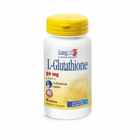 Longlife L-glutathione 50mg 90 Compresse