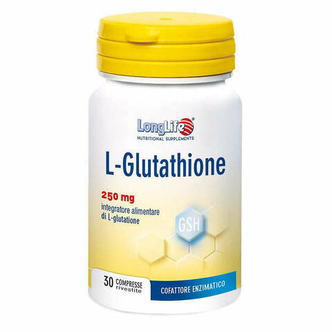 Longlife L-glutathione 250mg 30 Compresse