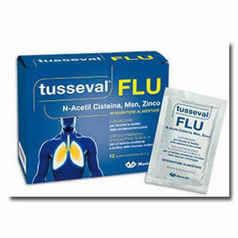 Tusseval Flu 12 Bustineine Solubili 60 G