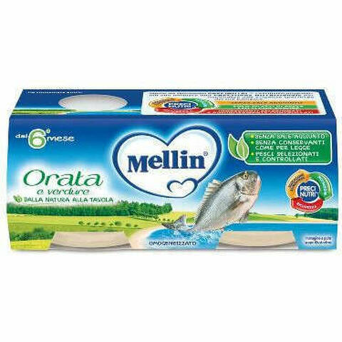 Mellin Omogeneizzato Orata 2x80 G