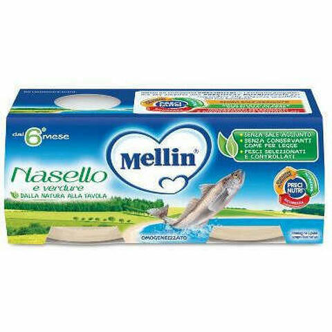 Mellin Omogeneizzato Nasello 2 X 80 G