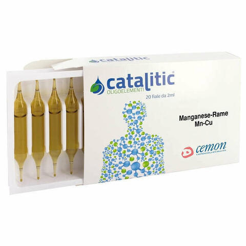 Catalitic Oligoelementi Manganese Rame Mn-cu 20 Fiale 2ml