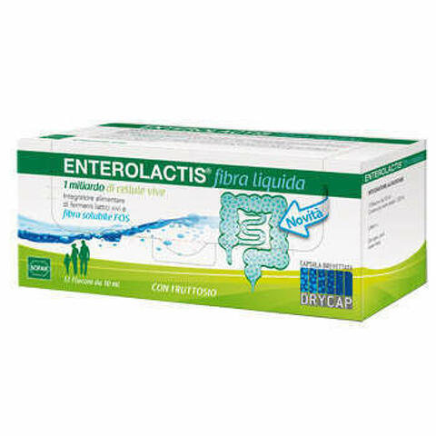 Enterolactis Fibra Liquida 12 Flaconcini Da 10ml