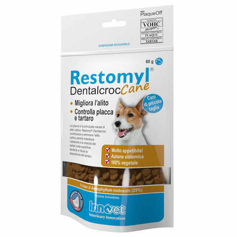 Restomyl Dentalcroc Cani Piccola Taglia Bustinea 60 G