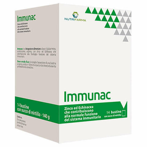 Immunac 14 Bustineine 10 G Con Succo Di Mirtillo