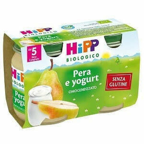 Hipp Bio Omogeneizzato Pera Yogurt 125 G 2 Pezzi