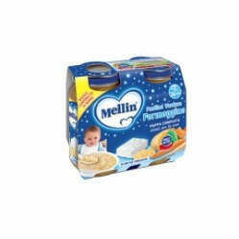 Mellin Cena Completa Pastina Verdure Formaggino 2 Pezzi 200 G