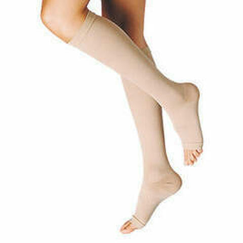 Gambaletto Terapeutico Dualsan A Compressione Decrescente Kkl2 Punta Aperta Beige Unisex 4 1 Paio