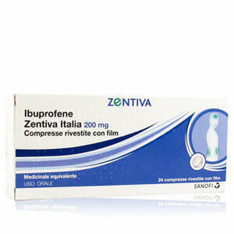 200 Mg Compresse Rivestite Con Film, 24 Compresse In Blister Pvc/al