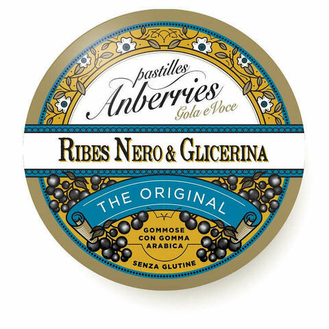 Anberries Classiche Ribes Nero & Glicerina Caramelle 55 G