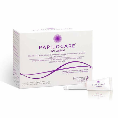 Papilocare Gel Vaginale 21 Cannule Monodose X 5ml