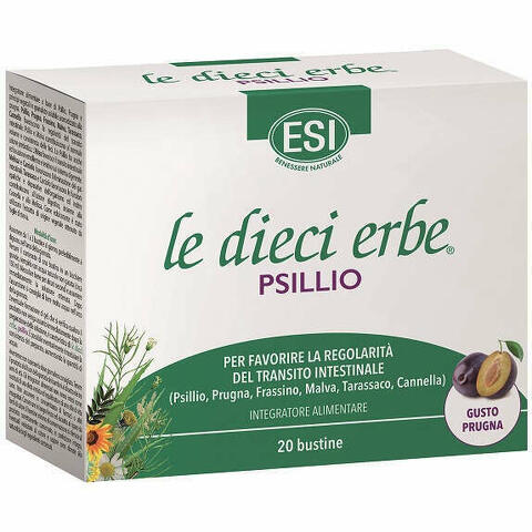 Esi Le Dieci Erbe Psillio 20 Bustineine 5,6 G