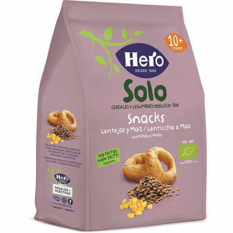 Hero Solo Snack Lenticchie Mais 100% Bio 50 G