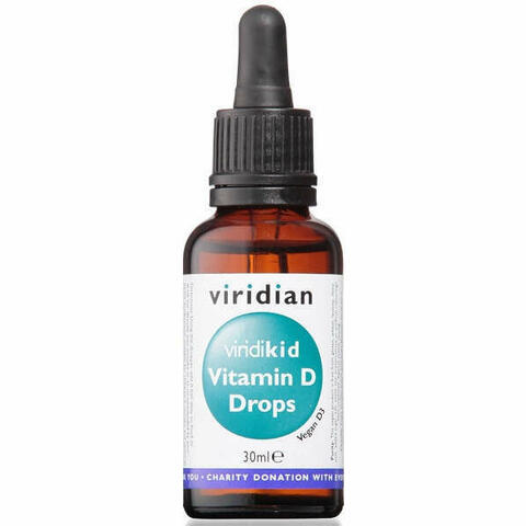 Viridian Viridikid Vitamin D3 400ui Gocce 30ml