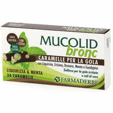Mucolid Bronc Menta & Liquirizia 24 Caramelle
