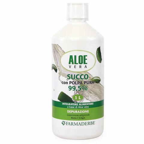 Aloe Vera Succo Di Aloe Vera Polpa Pura 1000ml