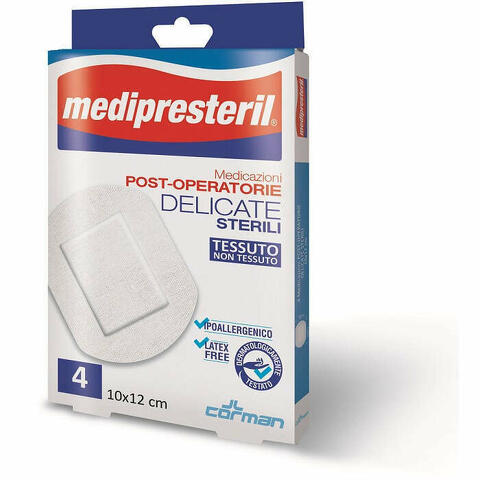 Medicazione Post Operatoria Medipresteril Delicata Tnt 10x12cm 5 Pezzi