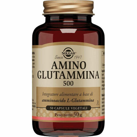 Amino Glutammina 500 50 Capsule Vegetali