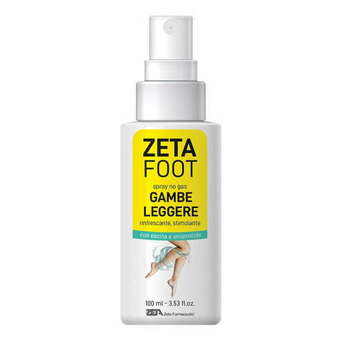 Zetafoot Spray No Gas Gambe Leggere 100ml