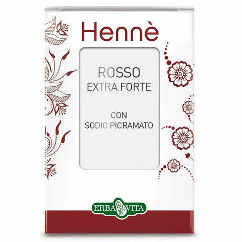 Henne Colorante Capelli Rosso Naturale Extra Forte