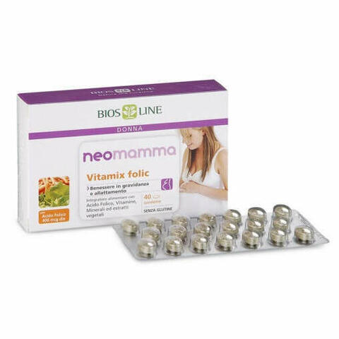 Biosline Neomamma Vitamix Folic 40 Compresse New