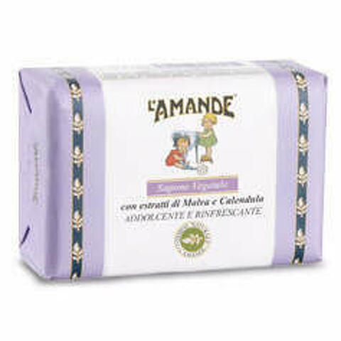 L'amande Marseille Sapone Vegetale Malva/calendula 200 G