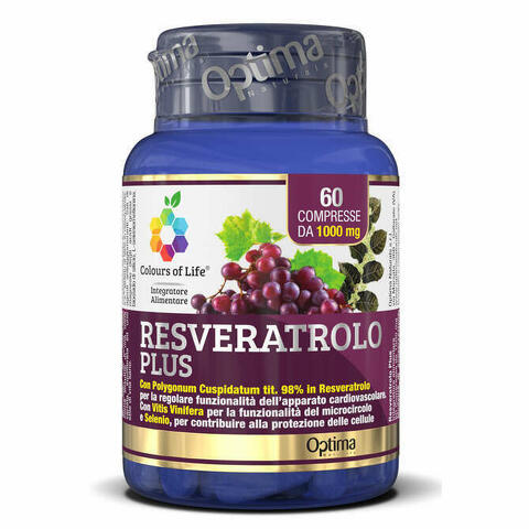 Colours Of Life Resveratrolo Plus 60 Compresse 1000mg