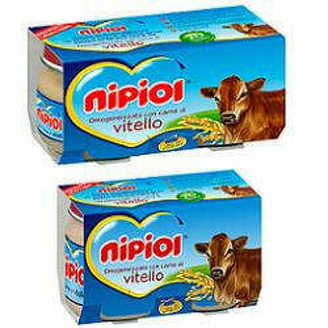 Nipiol Omogeneizzato Vitello 120 G 2 Pezzi