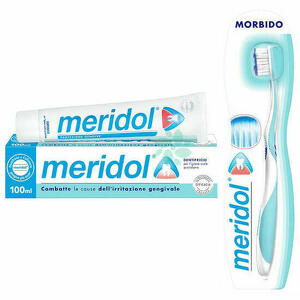  - Meridol Dentifricio 100ml + Spazzolino Meridol Morbido