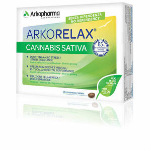 Arkopharma - Arkorelax Cannabis Sativa 30 Compresse