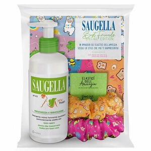 Saugella - Saugella bundle you fresh ph 4,5 detergente intimo freschezza e idratazione + scrunchies in omaggio