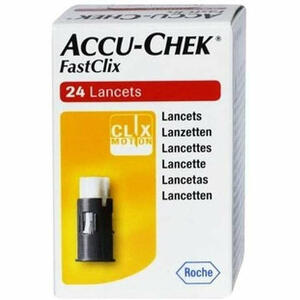 Accu Check - Lancette Pungidito Accu-chek Fastclix 24 Pezzi