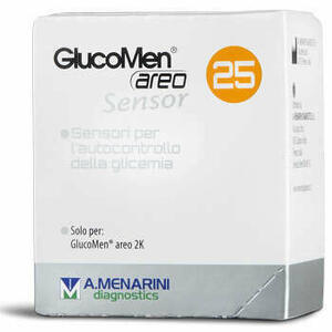 Menarini - Glucomen Areo Sensor 25 Pezzi Strisce  