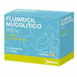 Zambon Fluimucil - 200 Mg Granulato Per Soluzione Orale 30 Bustine